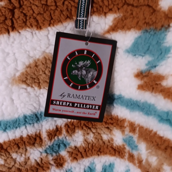 Ramatex Aztec Sherpa Pullover - Picture 2 of 4